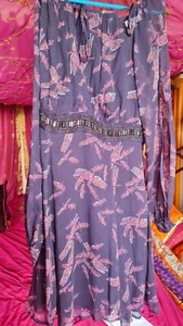 Purple Matthew Williamson Butterfly Collection dragonfly dress Purple size XL 14 - Picture 1 of 5