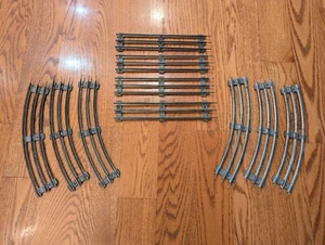 10 Lionel O-27 Gauge Track 4 Straight & 6 Curved Sections Complete With Pins - Picture 1 of 10