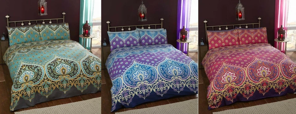 Paisley Duvet Cover Set Printed Quilt Cover Bedding with Pillow Case Bohemian