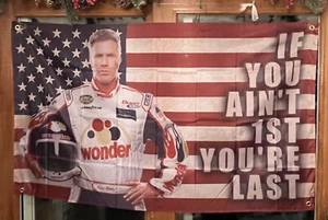 Neu Rennflagge Banner Ricky Bobby Nascar Dirt Racing Bier Schild 3 x 5 Fuß Outdoor - Bild 1 von 6