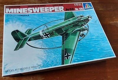 ITALERI 126 Junkers Ju-52 / 3 MINESWEEPER - kit 1/72 NUOVO INTATTO (vintage kit) - Immagine 1 di 4