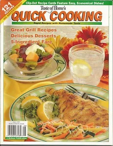 TASTE OF HOME'S QUICK COOKING HOMEMADE TASTE MAY/JUN 2001 RECIPES MAGAZINE - Imagen 1 de 1