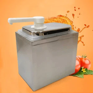 2L-8L Commercial Hot Fudge Warmer Nacho Cheese Sauce Pump Dispenser Dispensing - Picture 1 of 37