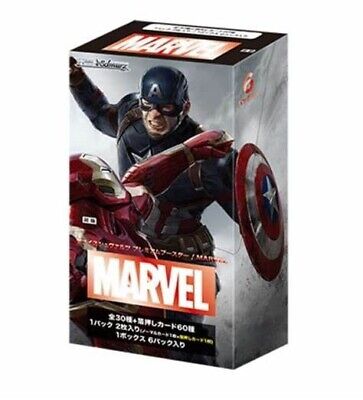 Sealed 1 Case (30 Boxes) Weiss Schwarz Japanese Marvel Premium Booster • 790€