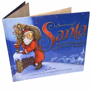 Stories of Santa Up on the Housetop Book, Jolly Old St. Nick Hallmark Hardcover - Imagen 1 de 8