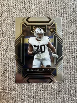 2021 Panini Select Club Level Alex Leatherwood #286 Rookie RC Raiders - Image 1 of 2