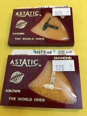Original NOS ASTATIC Needle Stylus  N573-SD For Various RCA - Lot of 2 - Image 1 of 2