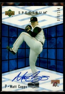 Matt Capps 2007 Upper Deck Spectrum RC Autograph Rookie Auto 070/134 #RR-CA - Picture 1 of 2