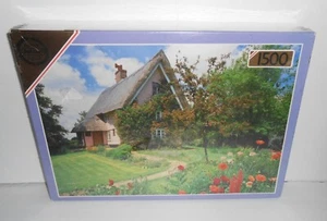 Deluxe Falcon 1500-piece Jigsaw Puzzle SUFFOLK COTTAGE - Sealed, New Condition - Picture 1 of 5