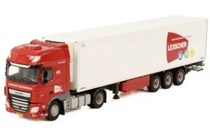 DAF XF SSC MY2017 Reefer Trailer Lesscher Transport WSI Models wsi 01-3575 - Picture 1 of 2