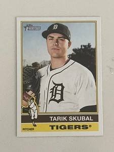 Tarik Skubal Detroit Tigers 2025 Topps Heritage #316 - Picture 1 of 2