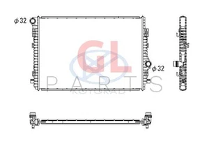 FOR VW CADDY 2020- Radiator Engine Cooling 5QM121251AB New - Picture 1 of 1
