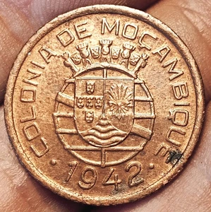 Moneda portuguesa de 10 centavos de Mozambique 1942 (¡UNC! ¡ESCASO!) - Imagen 1 de 2