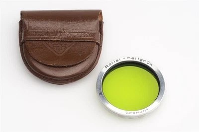 Rollei Rolleiflex Bay. I Light Green Filter Hellgrün w.Case - Image 1 of 2