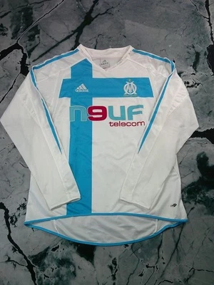 Olympique Marseille Shirt 2004 2005 Adidas Home Vintage 00s Deadstock OM Maillot - Photo 1/4