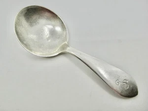 S Kirk & Son Wadefield Sterling Silver Baby Spoon .8 oz 22 gr 3 7/8" Monogram L - Picture 1 of 4