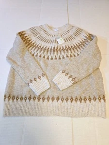 Primark Cares Womens M 8-10 Sweater New With Tag Geometric pattern - Picture 1 of 7
