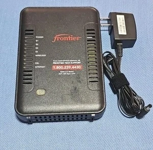 Netgear Frontier ADSL2+ Modem Router D2200D-1FRNAS mit Adapter - Bild 1 von 5
