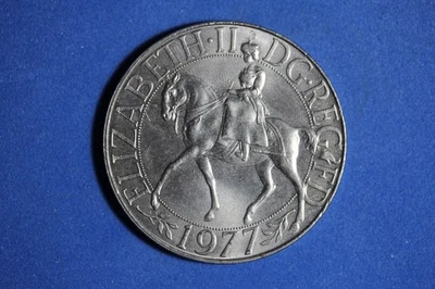 1977 UK Williams & Glyn's Bank Silver Jubilee Copper-Nickel 25 Pence #M24515 - Image 1 of 3