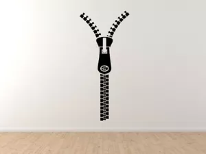 Reißverschluss Design Kleidung Designer Schneider Dekorative Kunst - Vinyl Wandtattoo - Bild 1 von 1