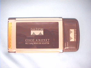 1 USED CISCO WIRELESS ADAPTER AIR-CB21AG-A-K9 802.11A/B/G - Picture 1 of 1