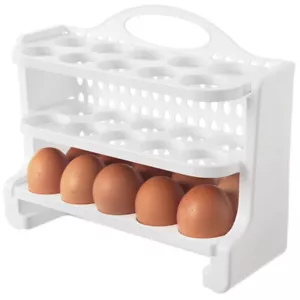 Eierbehälter Eierständer Eierspender Eierablage Aufbewahrungsbox für 30 Eier - Bild 1 von 11