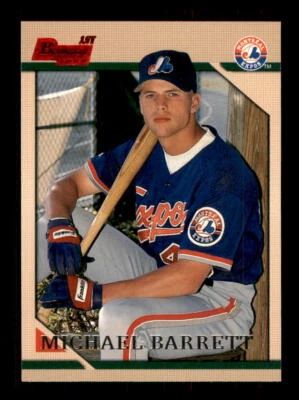 1996 Baseball Bowman Michael Barrett Montreal Expos #249 2 - Image 1 of 2