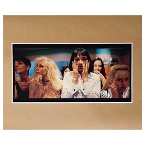 Poster Pulp Fiction Film Stampa 12" X 24" Wide Screen Mia Wallace Coca Cola Bagno - Foto 1 di 2