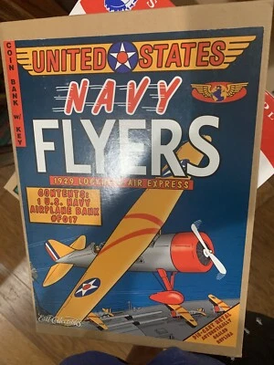 ERTL ЛИТОЙ США ТЕМНО-FLYERS БАНК 1929 LOCKHEED AIR EXPRESS NIB - Изображение 1 из 4