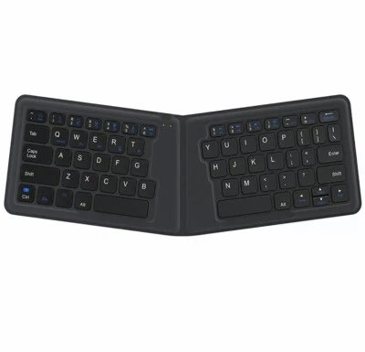 iClever Ultra Slim Mini Bluetooth Wireless Keyboard Folding Rechargeable IC-BK06 - Image 1 of 4