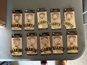 Lotto di 10 portachiavi San Francisco Giants nuovo - Foto 1 di 3