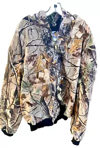 Vintage Carhartt Canvas Mens 2XL Realtree Jacket Camouflage J220 CAP Irregular! - Picture 1 of 10