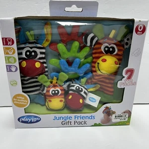 Playgro Jungle Friends Gift Pack 7 Piece Set - Picture 1 of 6