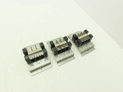 Fanuc Fuji A05B-2408-C092 Circuit Breaker Terminal Block 3-Pole AYBS043 Lot of 3 - Image 1 of 4
