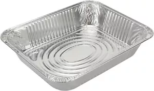 10/20/25 Pack Disposable Aluminum Pans Serving Tray Baking Roasting Meal Pans - Picture 1 of 34