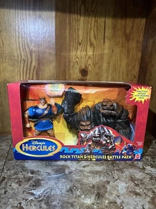 1997 Disney’s Hercules Rock Titan & Hercules Battle Pack Animated Movie Sealed - Picture 1 of 12