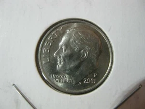 2001 P Roosevelt Groschen Ch/Gem Stempelglanz! #32500 - Bild 1 von 3