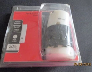Pass&Seymour Turnlok Connector NEMA L5-20R 20A-125VAC - Picture 1 of 5