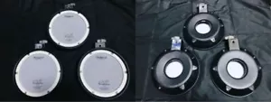 Roland PDX-8 Dual Trigger Mesh Head V-Drum Pad 3 pieces Tested and working fine - Picture 1 of 11