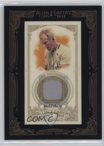 2012 Topps Allen & Ginter's Framed Mini Relics John McEnroe #AGR-JM