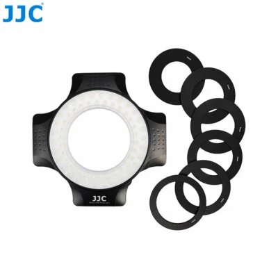 JJC LED-60 60pcs Makro LED-Ringlicht für universelle DSLR-Kamera mit Adapter - Bild 1 von 4