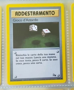 Gioco d'Azzardo - Set Fossil - Pokèmon Trading Card Game - Foto 1 di 2