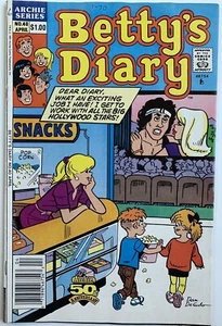 1991 BETTY’S DIARY #40 Newsstand Archie Comics Veronica Riverdale - Picture 1 of 1