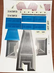 Pegatina de repuesto vintage Star Wars Snowspeeder (azul) pelar y pegar  - Imagen 1 de 3