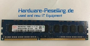 Hynix 4GB RAM 2Rx8 PC3L-12800E 1600MHz Unbuffered ECC HMT351U7CFR8A-PB - Picture 1 of 1