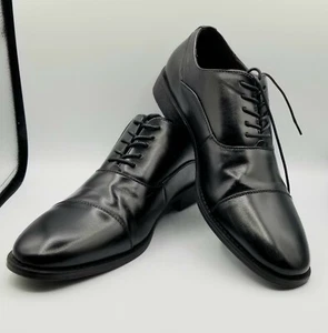 KENNETH COLE Unlisted Half Time Men's Cap Toe Oxford Black 9.5 US - Picture 1 of 12