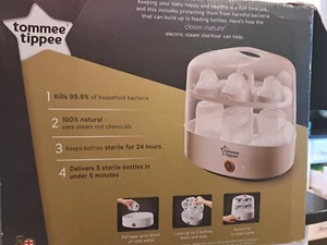 NEW Tommee Tippee Electric Steam Steriliser - Picture 1 of 3