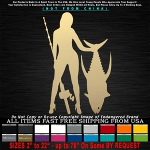 Fishing Girl With Tuna Catfish - Bild 1 von 5