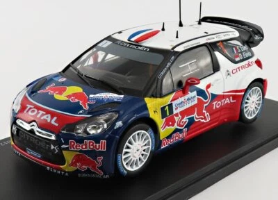 MODELLINO AUTO STATICO CITROEN DS3 WRC N.1 LOEB RALLY D'ALSACE 2012 SCALA 1/24 - Immagine 1 di 3