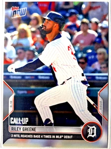 2022 Topps Now - Call-Up Riley Greene #369 /6496 (RC) - Picture 1 of 1